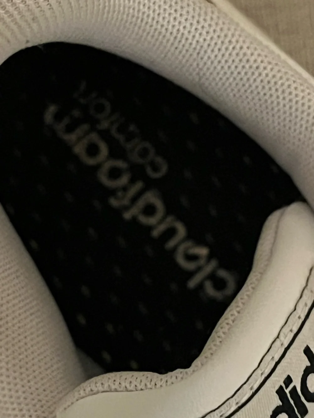 Adidas Grand Court White leather Sneakers with Leopard-Print Stripes,size 6.5
